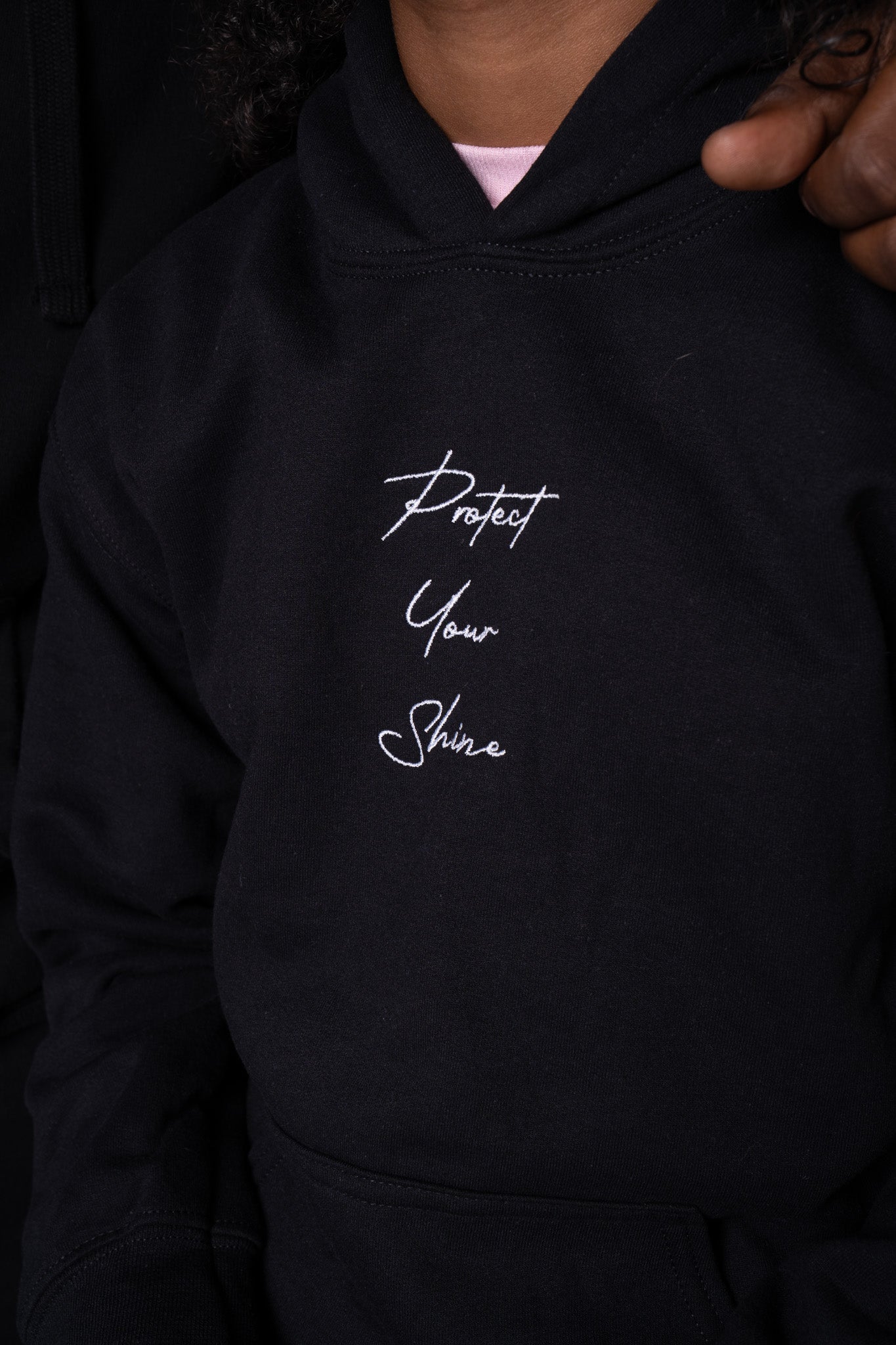 Youth Protect Your Shine Hoodie - Black