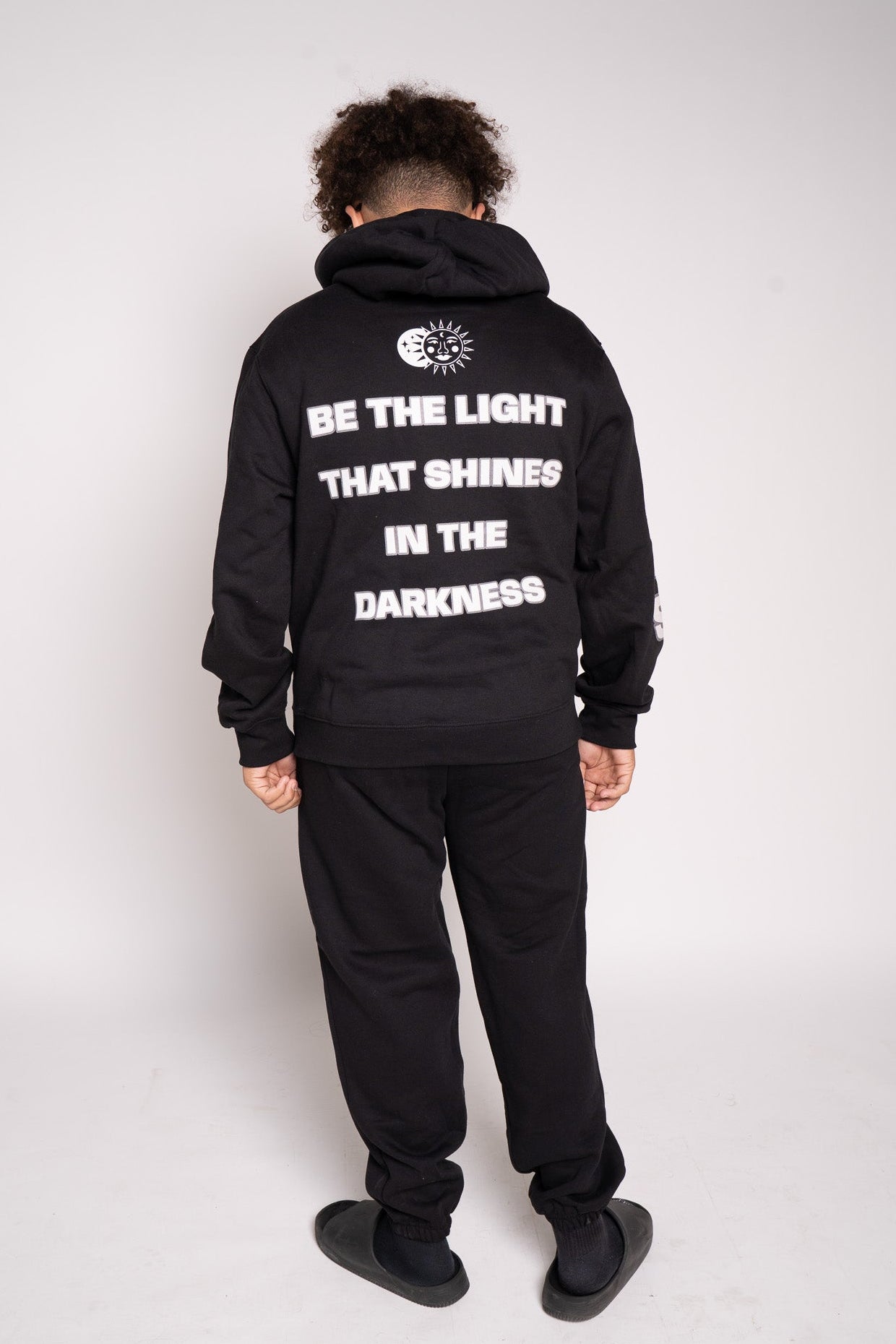Be the Light Oversized Hoodie - Black