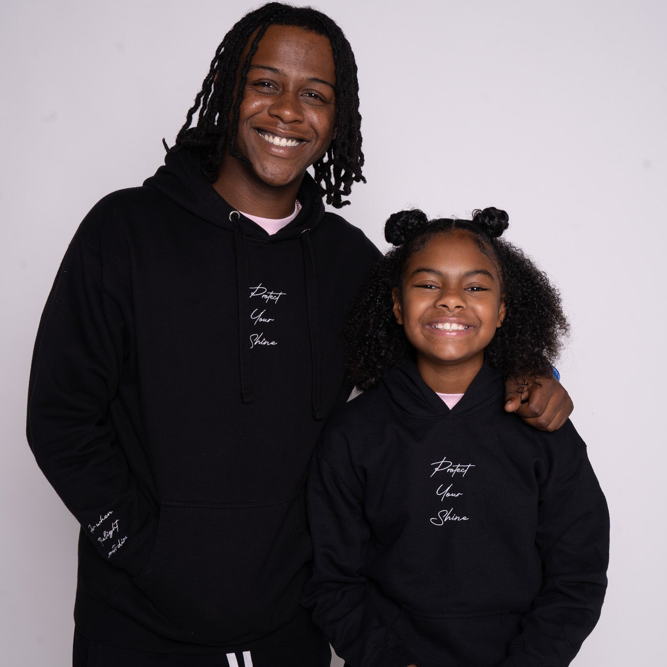 Youth Protect Your Shine Hoodie - Black