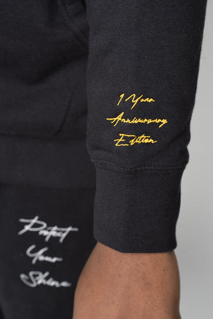 1 Year Anniversary Edition Protect Your Shine Hoodie - Black