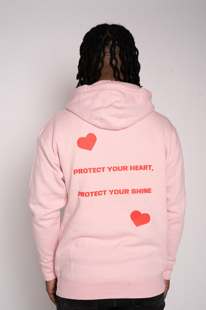 Protect Your Heart Hoodie - Pink