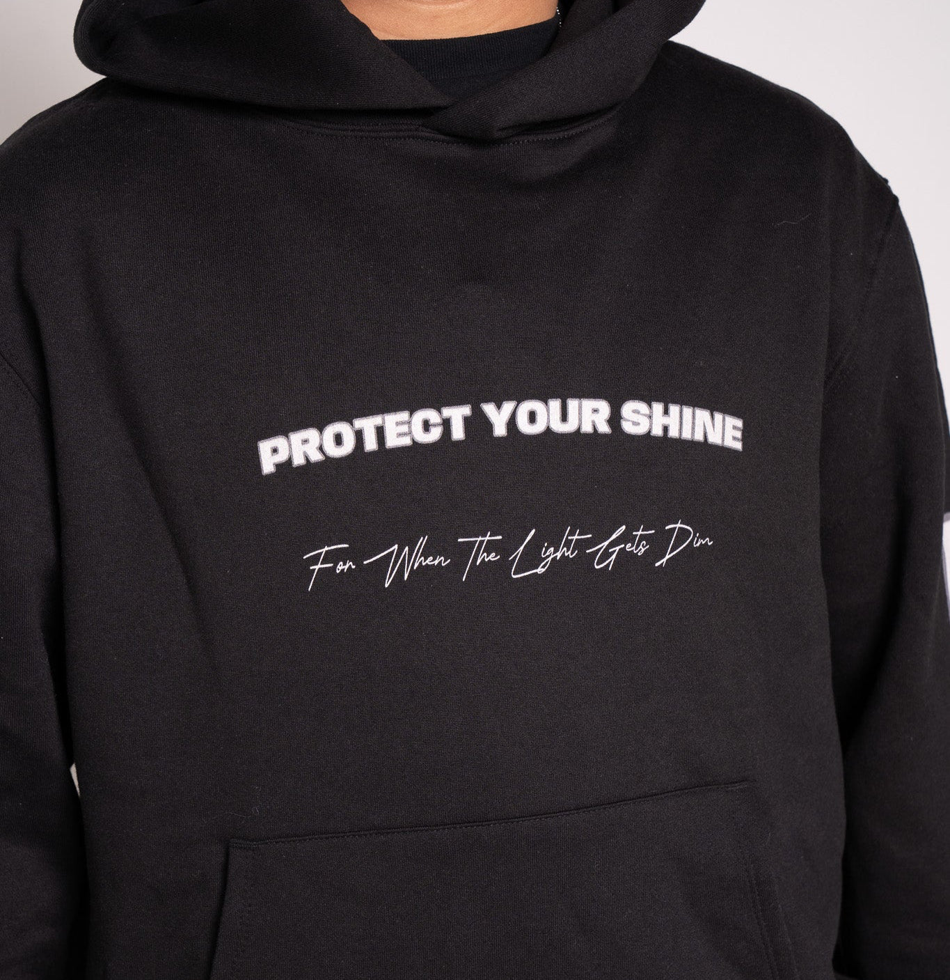Be the Light Oversized Hoodie - Black