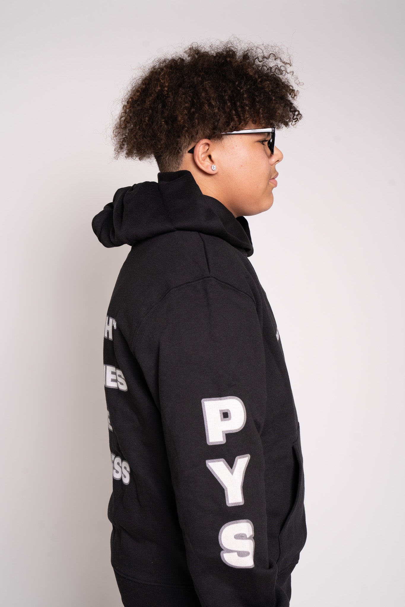 Be the Light Oversized Hoodie - Black