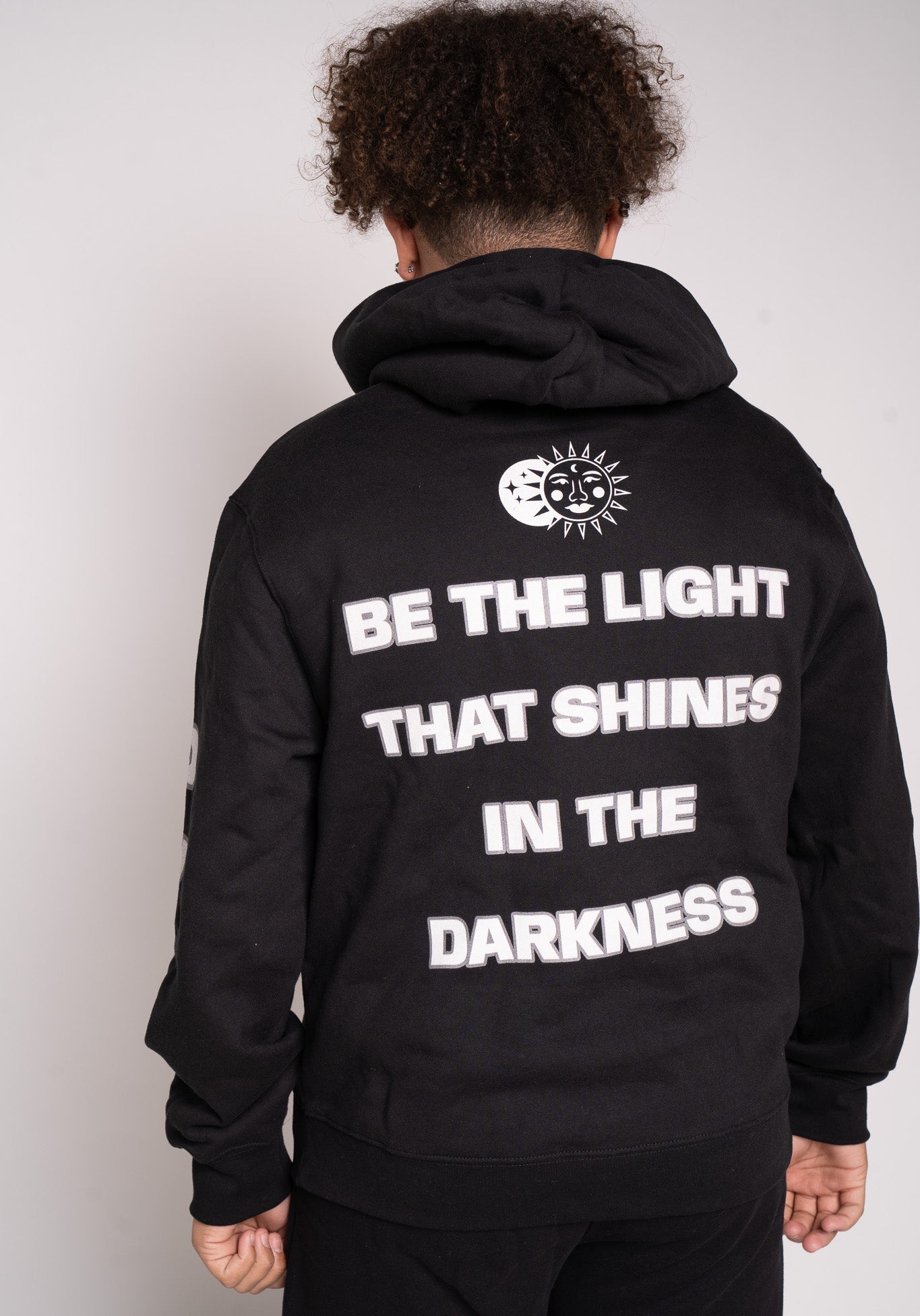 Be the Light Oversized Hoodie - Black