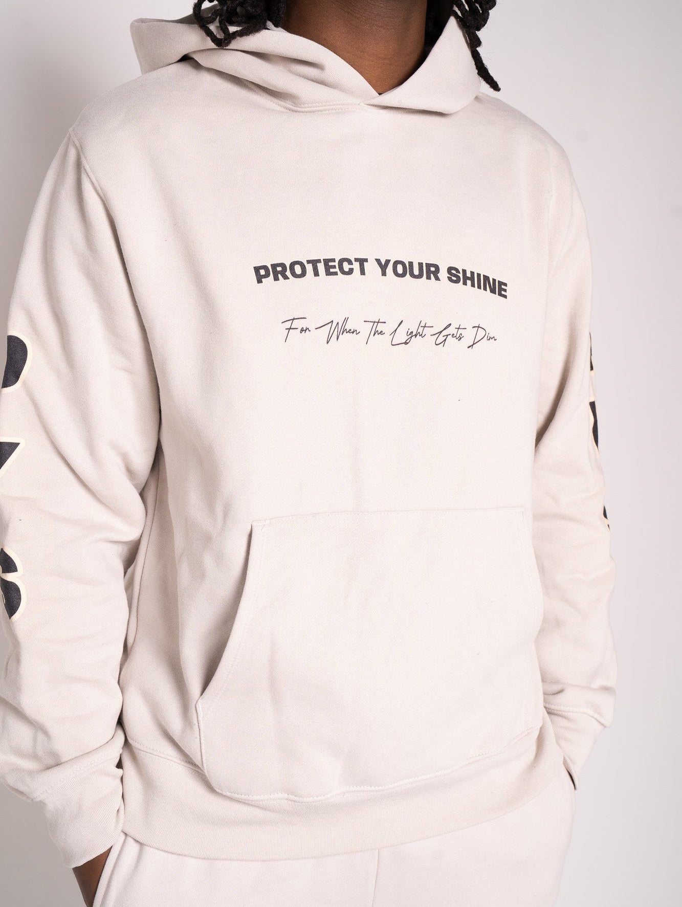 Be the Light Oversized Hoodie - Dust