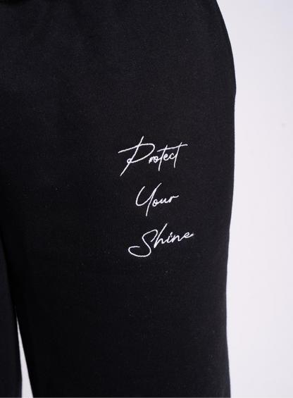 Protect Your Shine Unisex Sweatpants - Black