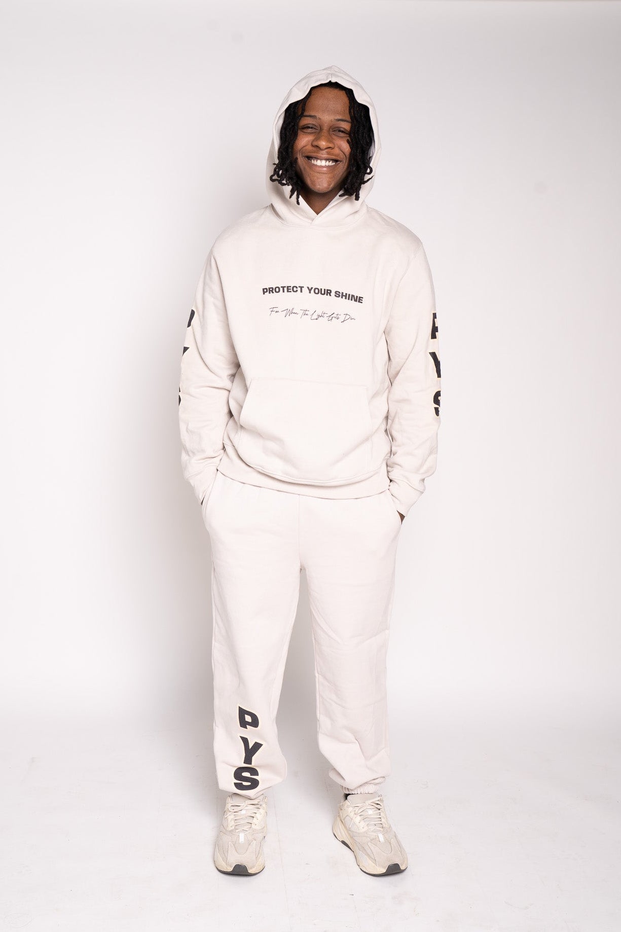 Be the Light Oversized Hoodie - Dust