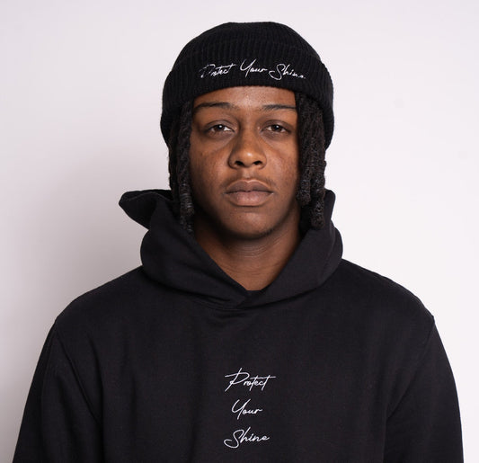 Protect Your Mind Beanie - Black/White