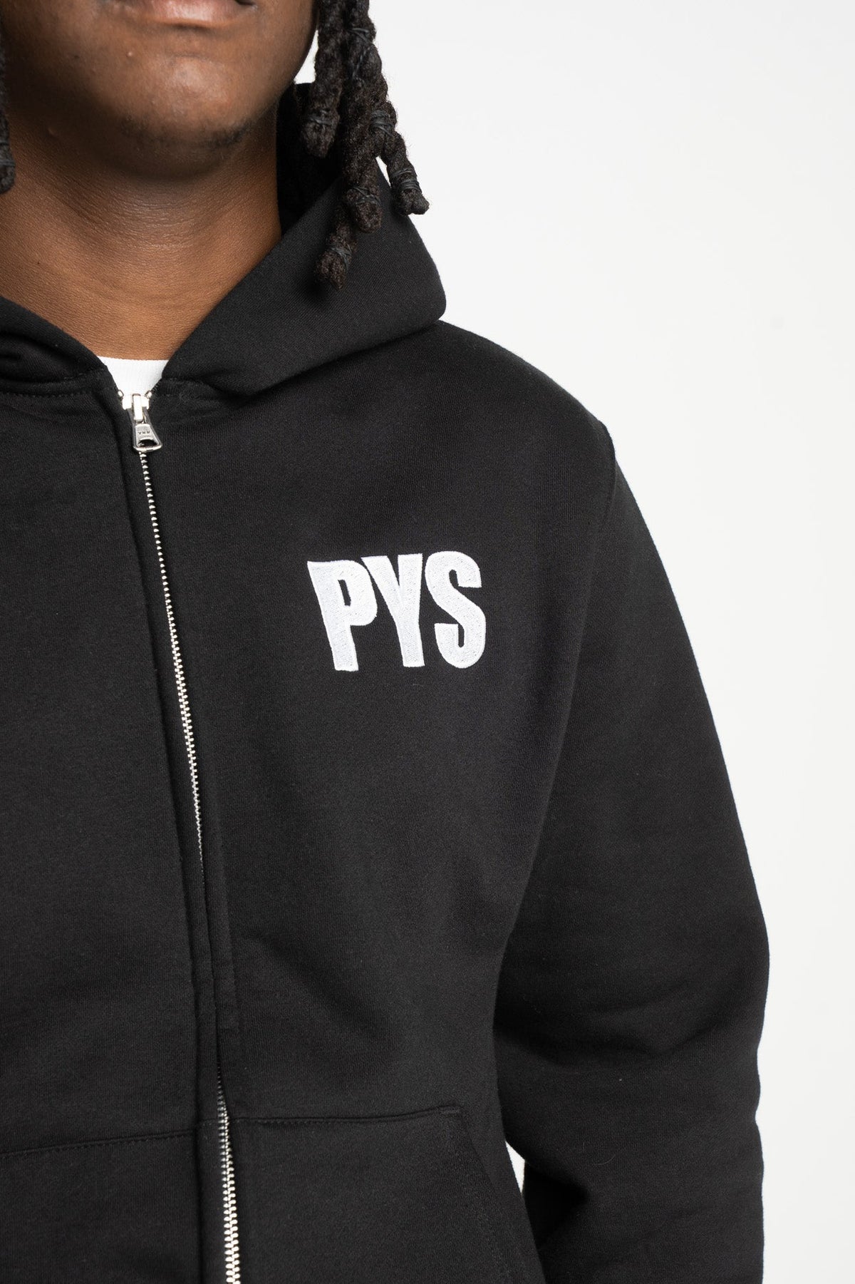 PYS Unisex Heavyweight Full Zip Hoodie Black