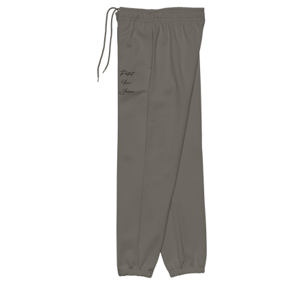 Protect Your Shine Unisex Heavyweight Sweatpants - Asphalt/Black